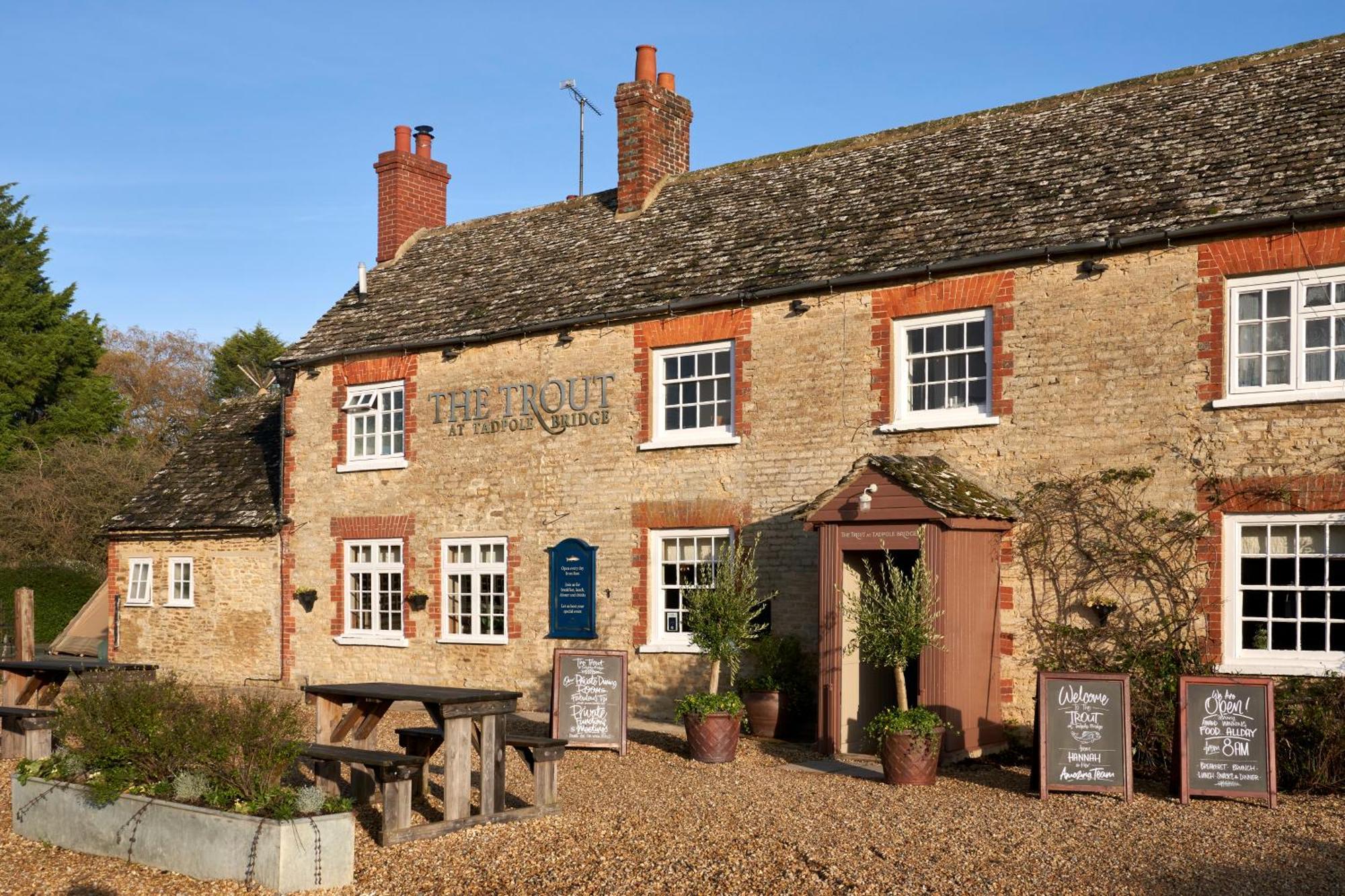The Trout At Tadpole Bridge Hotel Faringdon Exterior foto